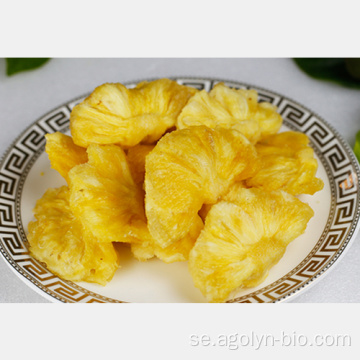 Hälsosam orm låg socker söt läckra torkad ananas